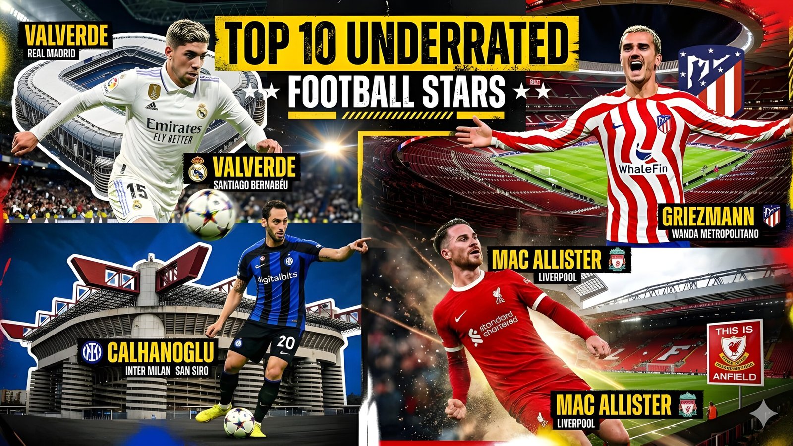 Most Underrated Footballers