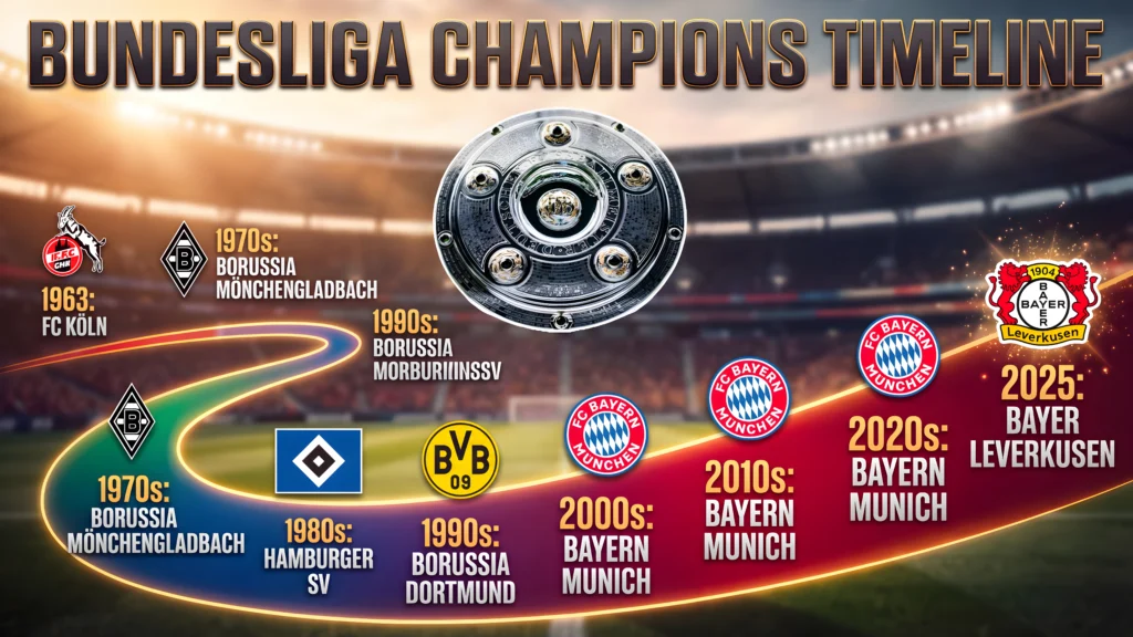 bundesliga winners list